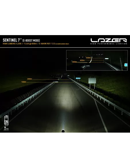 Longue portée LED Lazer Sentinel 7 Standard LAZER - accessoire 4x4