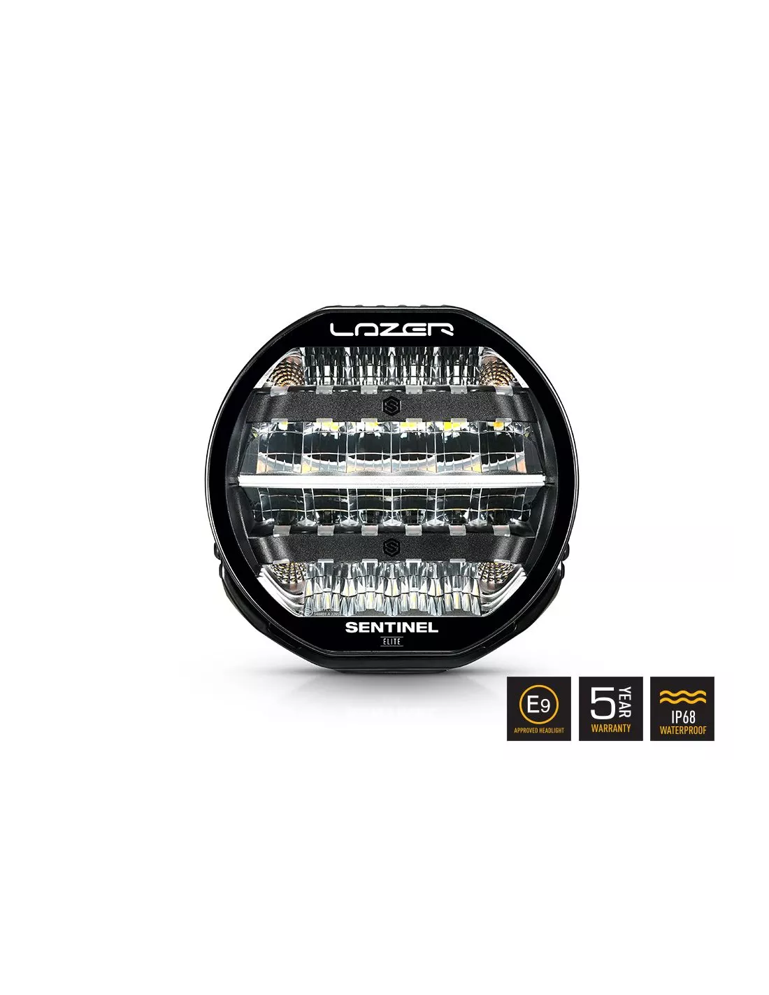 Longue portée LED Lazer Sentinel 9 Elite PL2 Noir LAZER - accessoire
