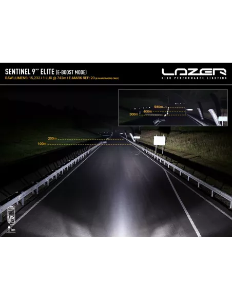 Longue portée LED Lazer Sentinel 9 Elite PL2 Blanc LAZER - accessoire