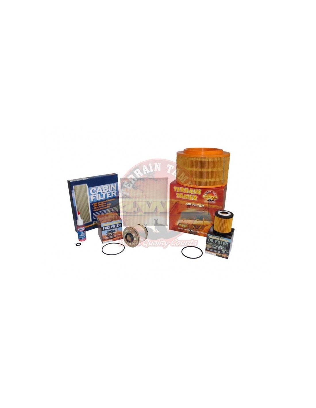 Kit 4 Filters Land Tamer voor Ford Ranger uit 2012
