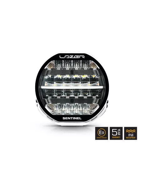 Longue portée LED Lazer Sentinel 9 Highline PL2 Blanc avec fonction