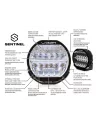 Longue portée LED Lazer Sentinel 9 Chrome LAZER - accessoire 4x4