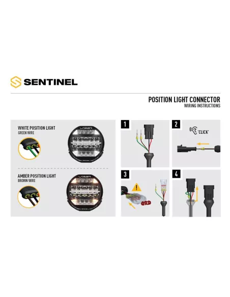 Longue portée LED Lazer Sentinel 9 Blanc LAZER - accessoire 4x4