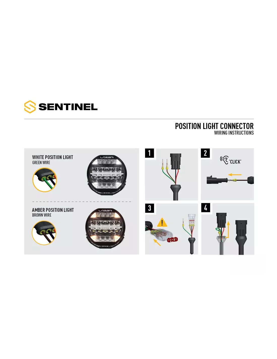 Longue portée LED Lazer Sentinel 9 Blanc LAZER - accessoire 4x4