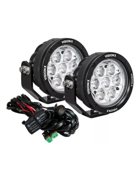 Paire de phares Leds VisionX CG2 Multi-LED 170mm 252W VISION X -