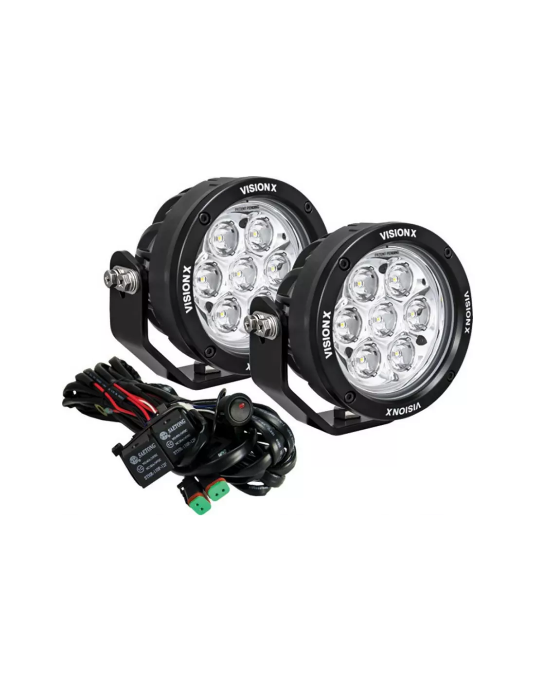 Paire de phares Leds VisionX CG2 Multi-LED 170mm 252W VISION X -