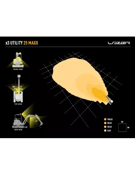 Spot LED Lazer Utility-25 MAXX ADR Bulk Pack x48 LAZER - accessoire