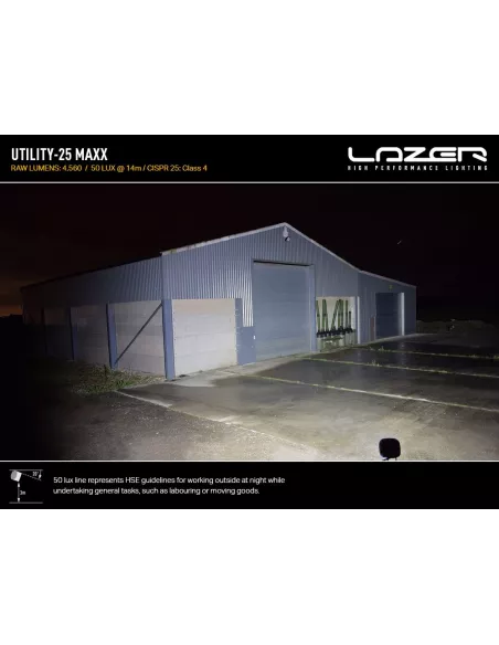 Spot LED Lazer Utility-25 MAXX ADR Bulk Pack x48 LAZER - accessoire