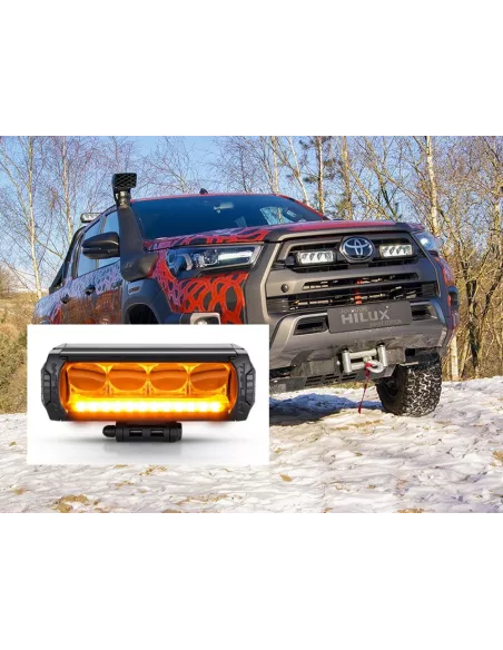 Kit intégration calandre Lazer Triple-R gyrophares Hilux Revo