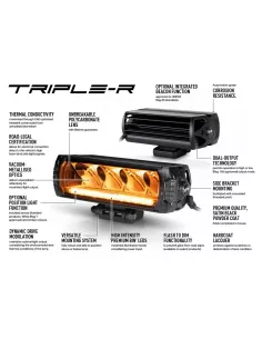 Kit intégration calandre Lazer Triple-R gyrophares Hilux Revo 2