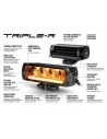 Kit intégration calandre Lazer Triple-R gyrophares Hilux Revo
