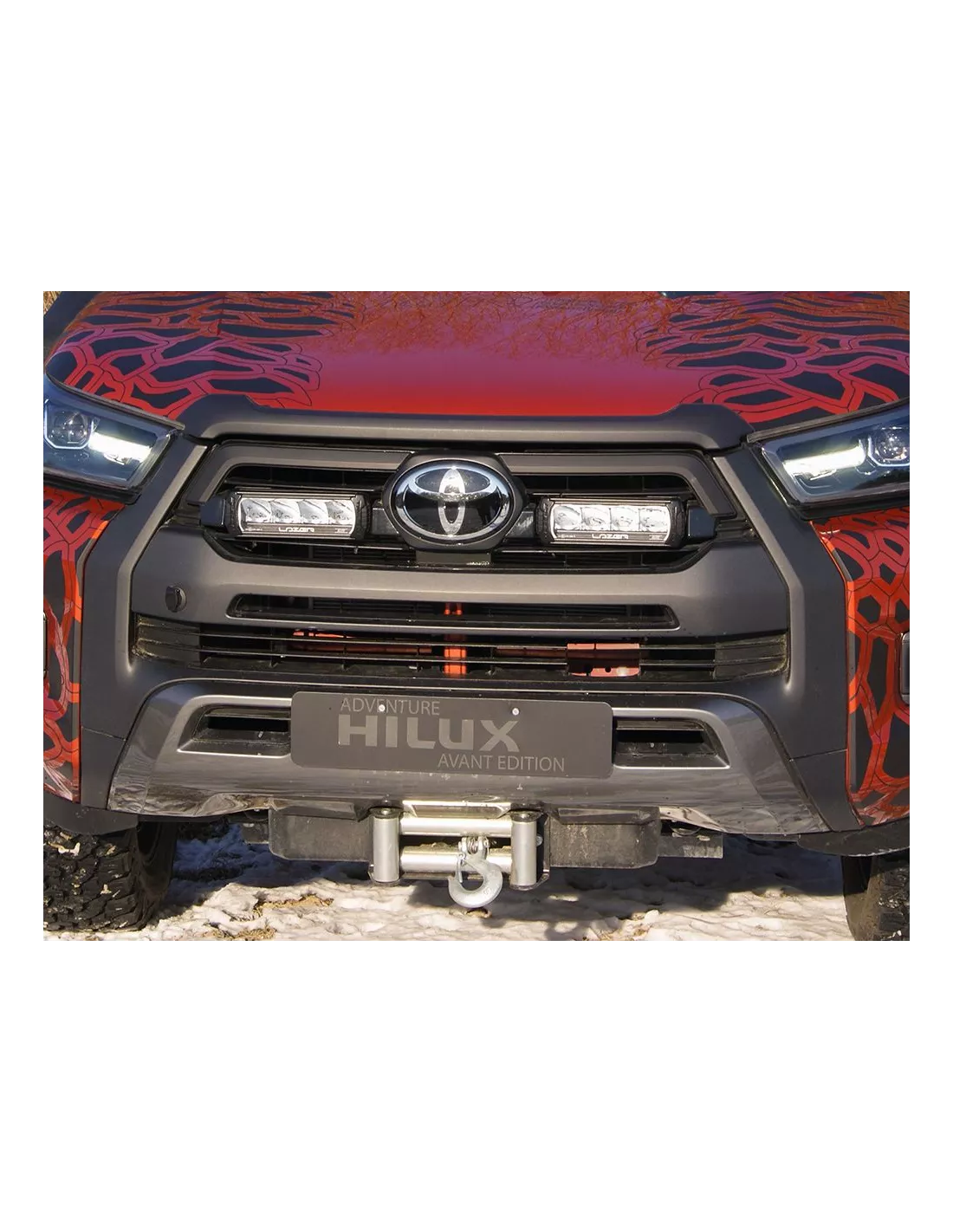 Kit intégration calandre Lazer Triple-R Elite Hilux Revo Invincible