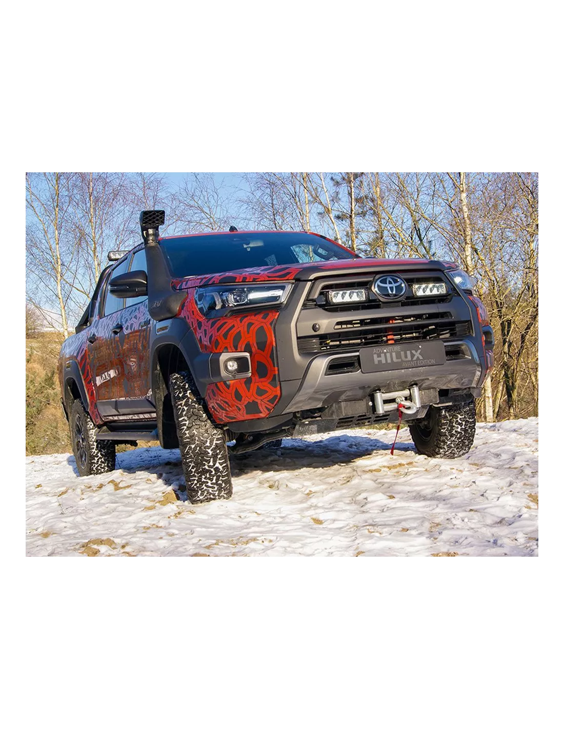 Kit intégration calandre Lazer Triple-R Elite Hilux Revo Invincible