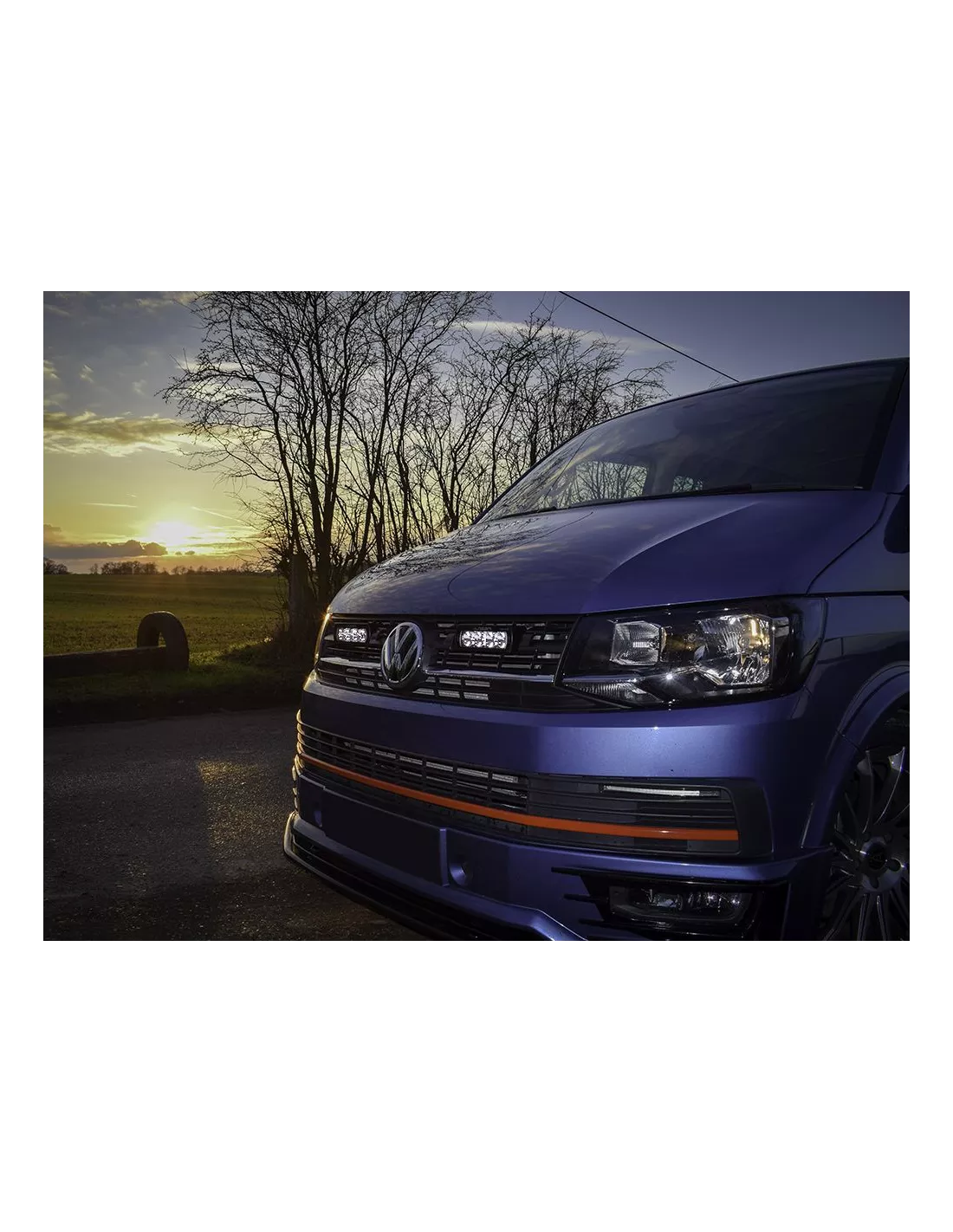 Kit intégration calandre Lazer ST4 evo pour Volkswagen Transporter T6