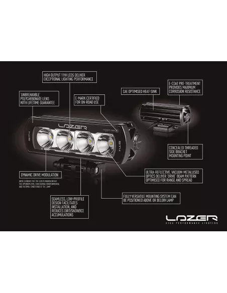 Kit intégration calandre Lazer ST4 evo pour Volkswagen Transporter T6