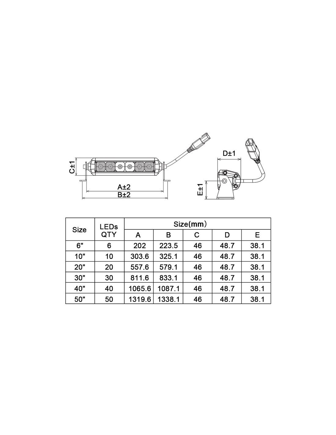 LED-Leiste 30W 20 cm