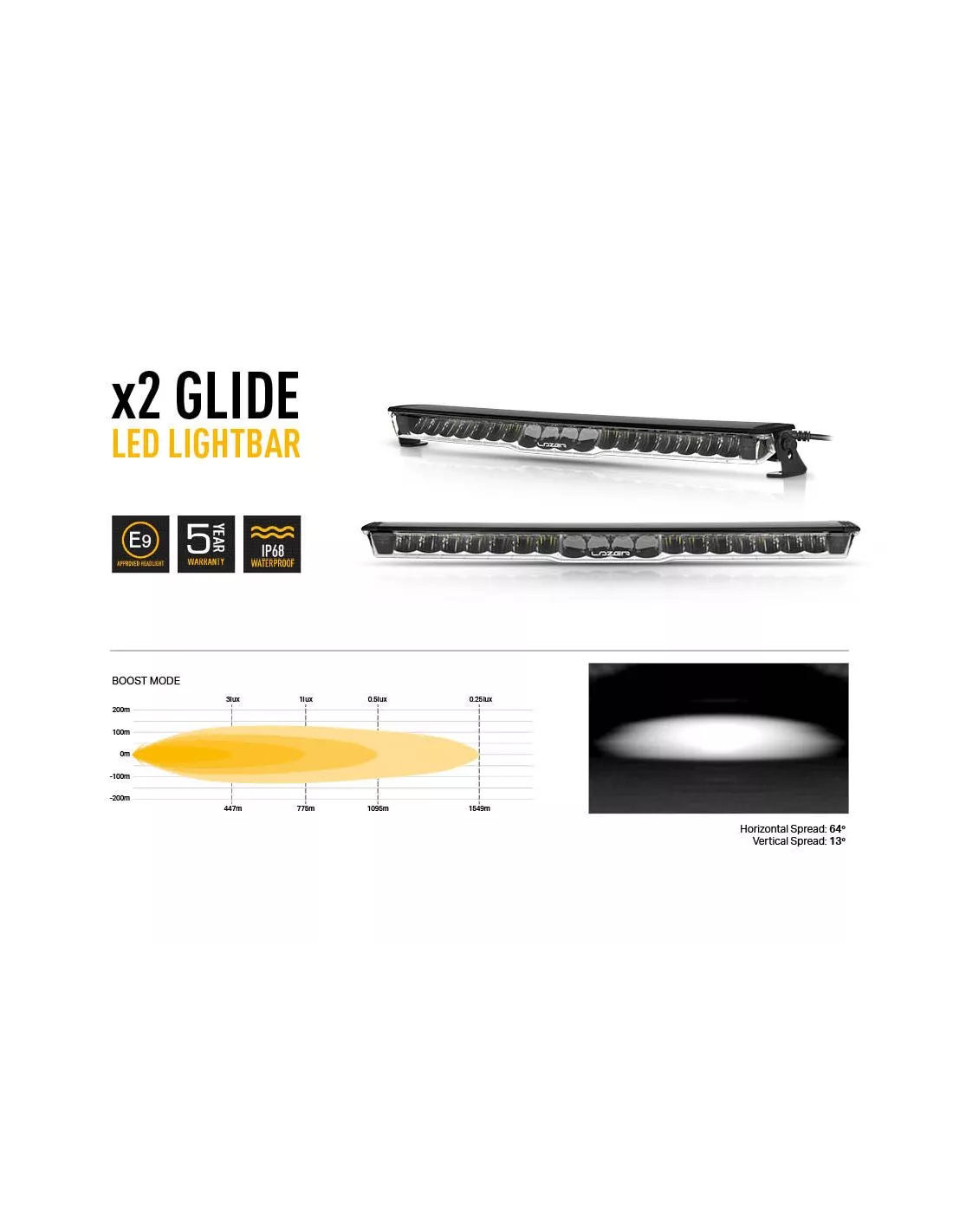 Kit feux de toit Lazer Glide Ford Ranger / Amarok 2023+ LAZER -