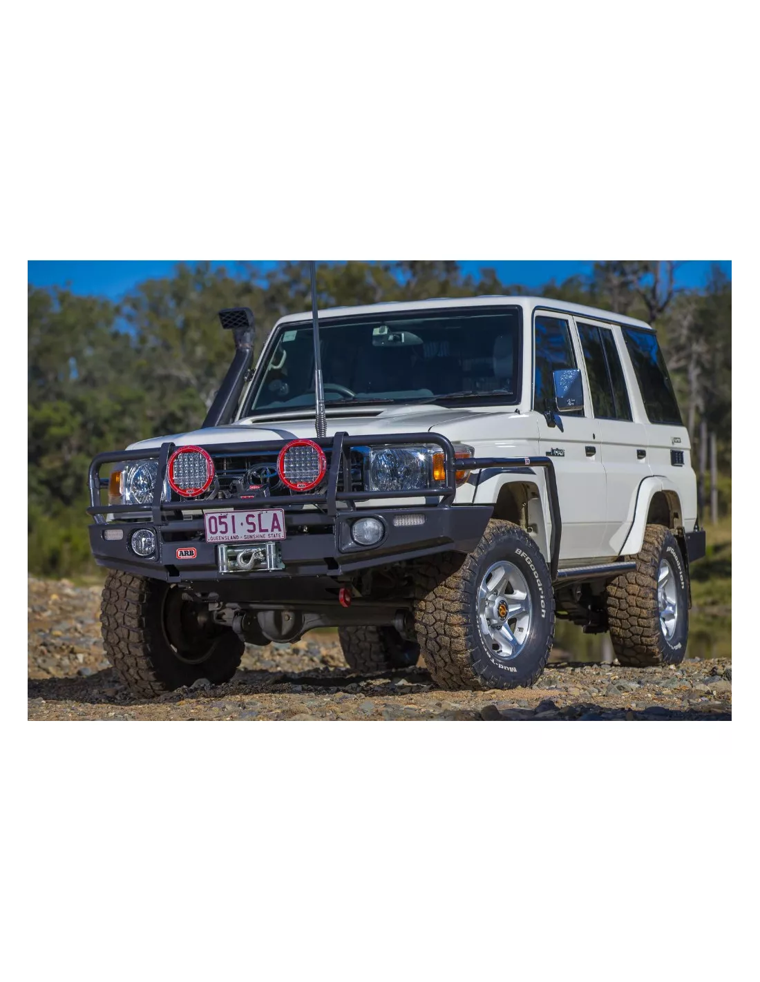 Deluxe Winch bar ARB Toyota HZJ7 GRJ7 2007-2023 sans élargisseurs