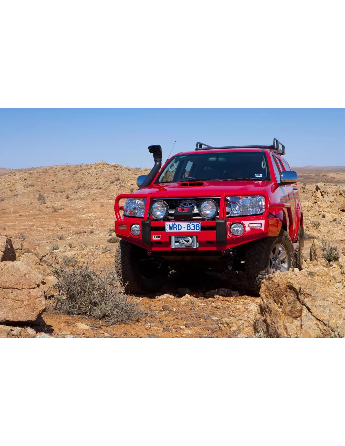 W/BAR HILUX 05-11 FLARES AF2O ARB - accessoire 4x4