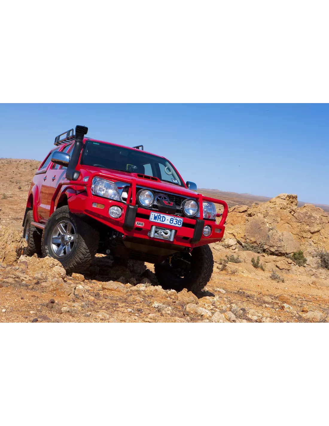 W/BAR HILUX 05-11 FLARES AF2O ARB - accessoire 4x4