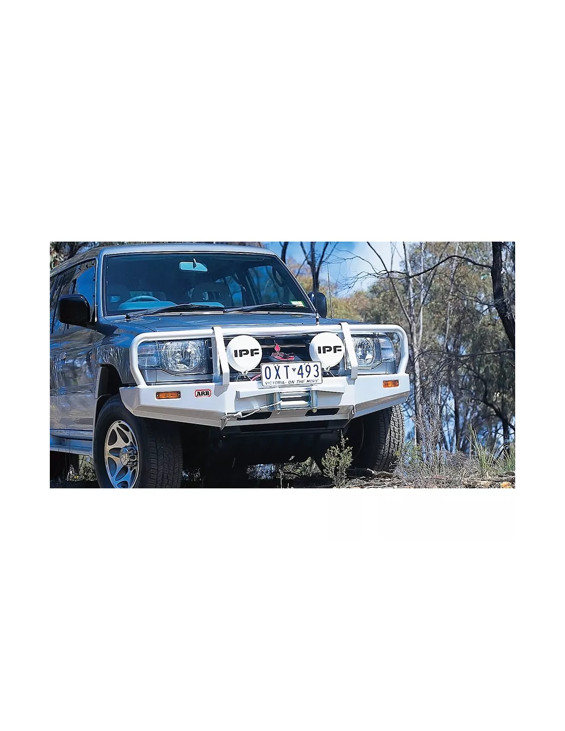 Pare chocs Winch Bar Pajero II Galloper ARB - accessoire 4x4