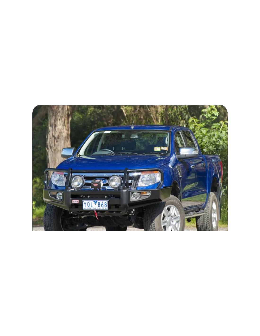 Pare chocs Winch Bar Ranger PX10 après 11 ARB - accessoire 4x4