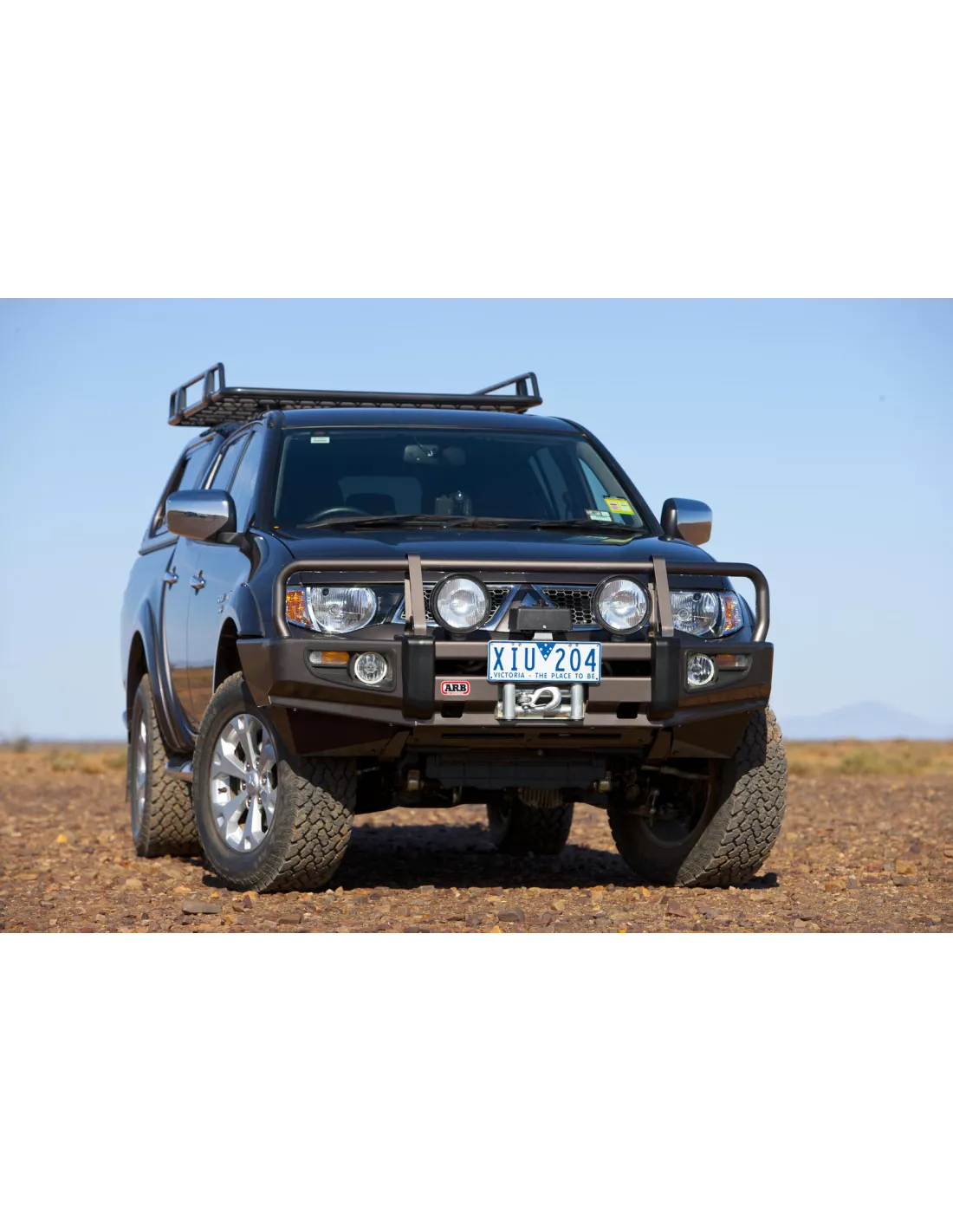 WINCH BAR TRITON LATE09ON WITH FLARES ARB - accessoire 4x4
