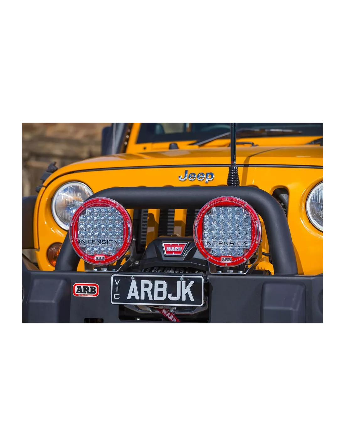 COMBAR JK 07ON 8-9.5 OE FOG W/CRUSH CANS ARB - accessoire 4x4