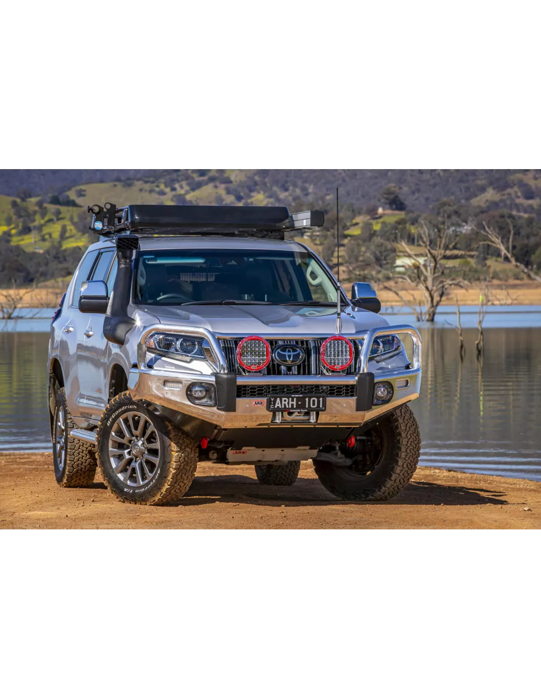 COMBAR ALLOY PRADO 150 10/17ON AF2O POLISHED ARB - accessoire 4x4