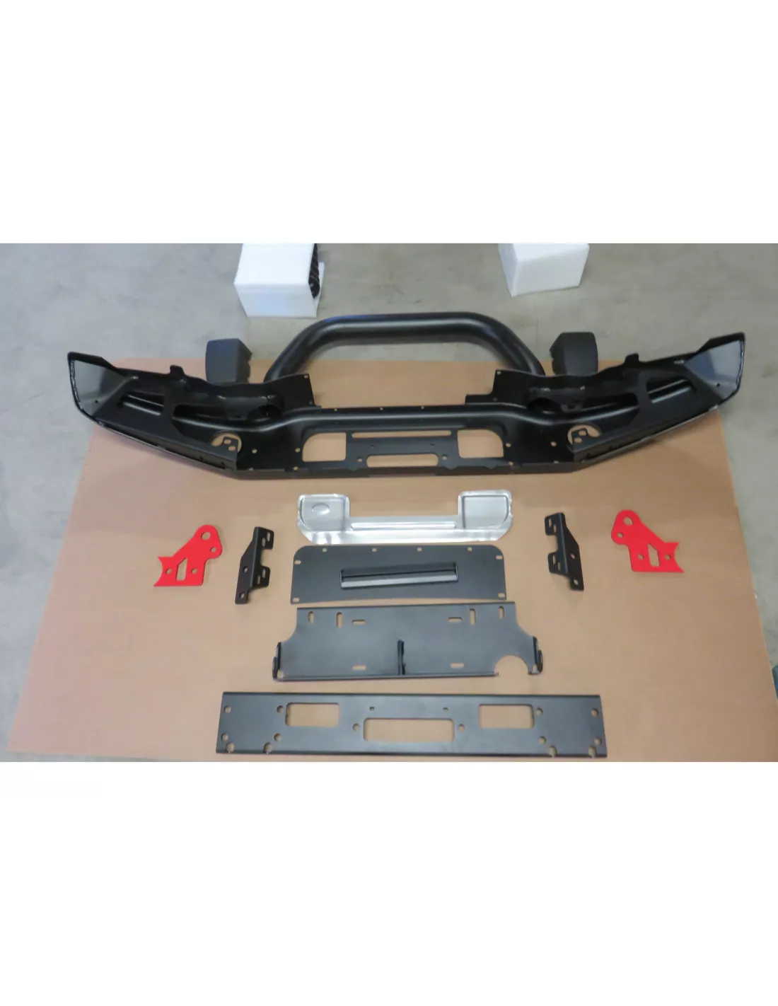 Pare chocs avant AEV avec Abar pour Jeep Wrangler JK - noir DTC PARTS