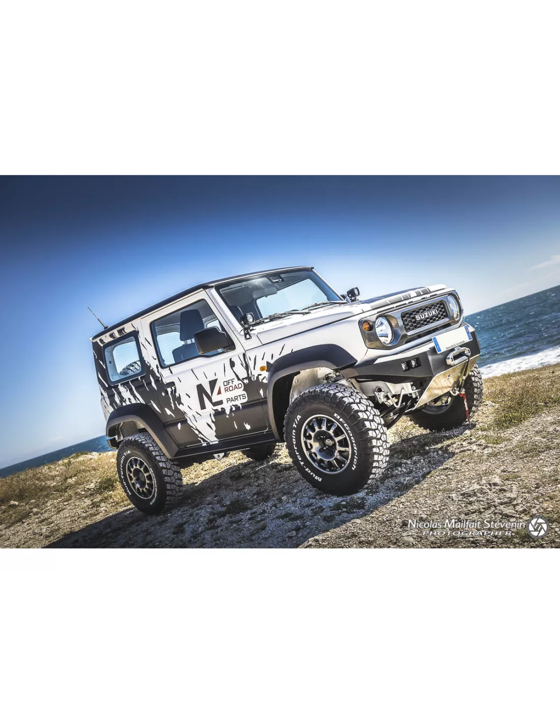 Pare-chocs Avant acier Suzuki Jimny après 2018 N4-Offroad N4-OFFROAD
