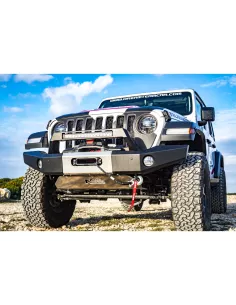 Pare-choc Avant acier Wrangler JL platine treuil intégrée banane 2