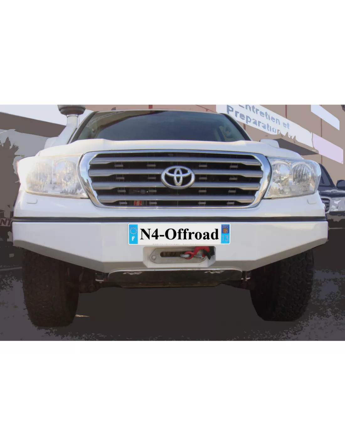 Pare-chocs avant acier Toyota Land Cruiser VDJ200 N4-Offroad