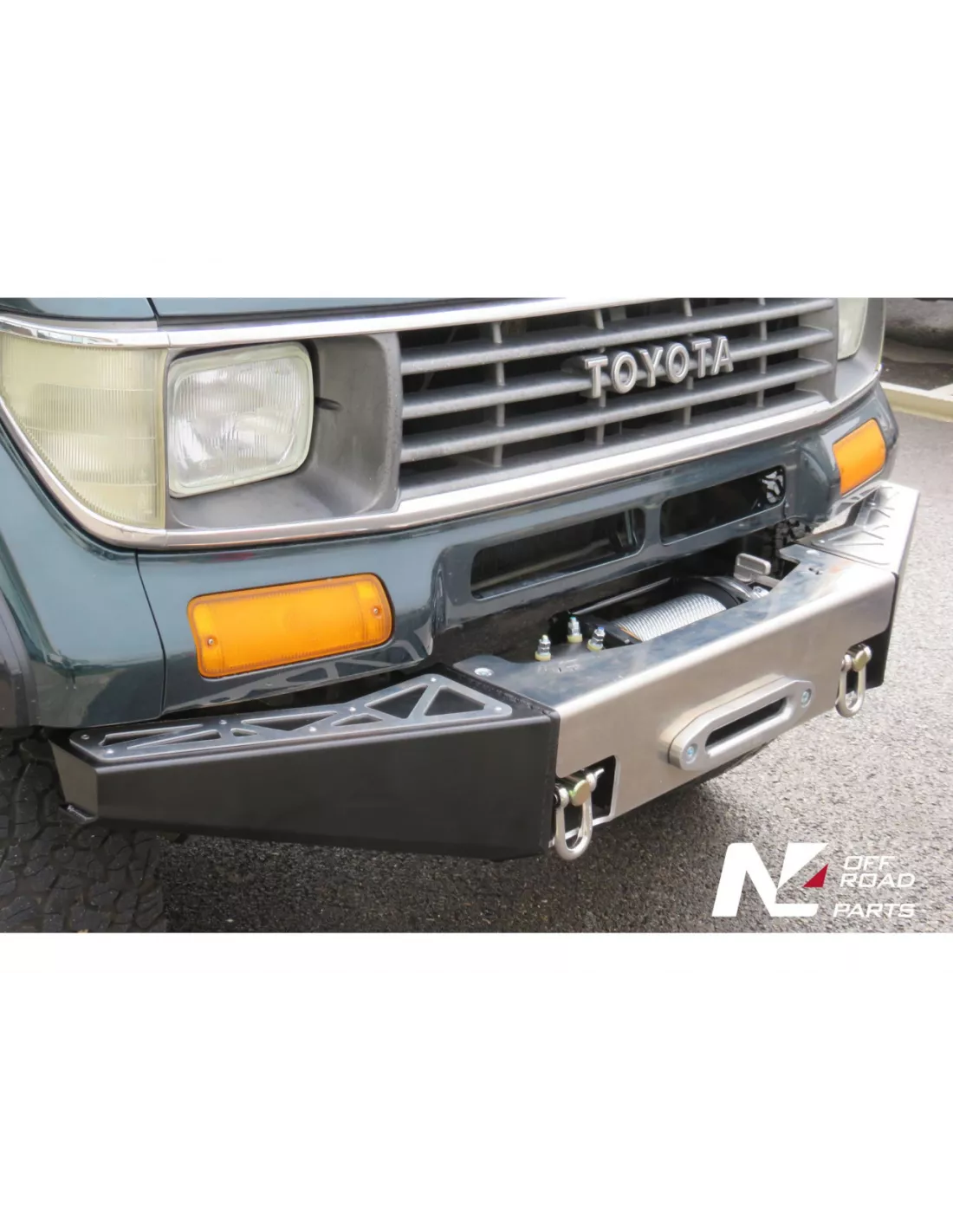 Pare-chocs avant acier Toyota série LJ7 KZJ7 N4-Offroad N4-OFFROAD -
