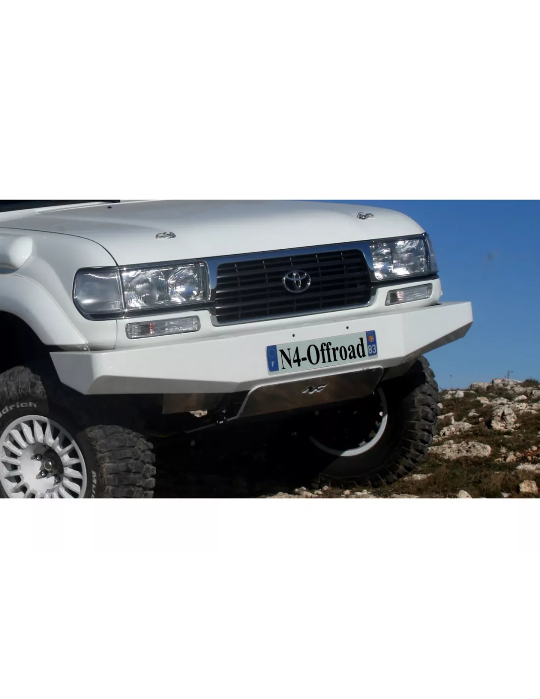 Pare-chocs avant acier Toyota HDJ80 N4-Offroad N4-OFFROAD -