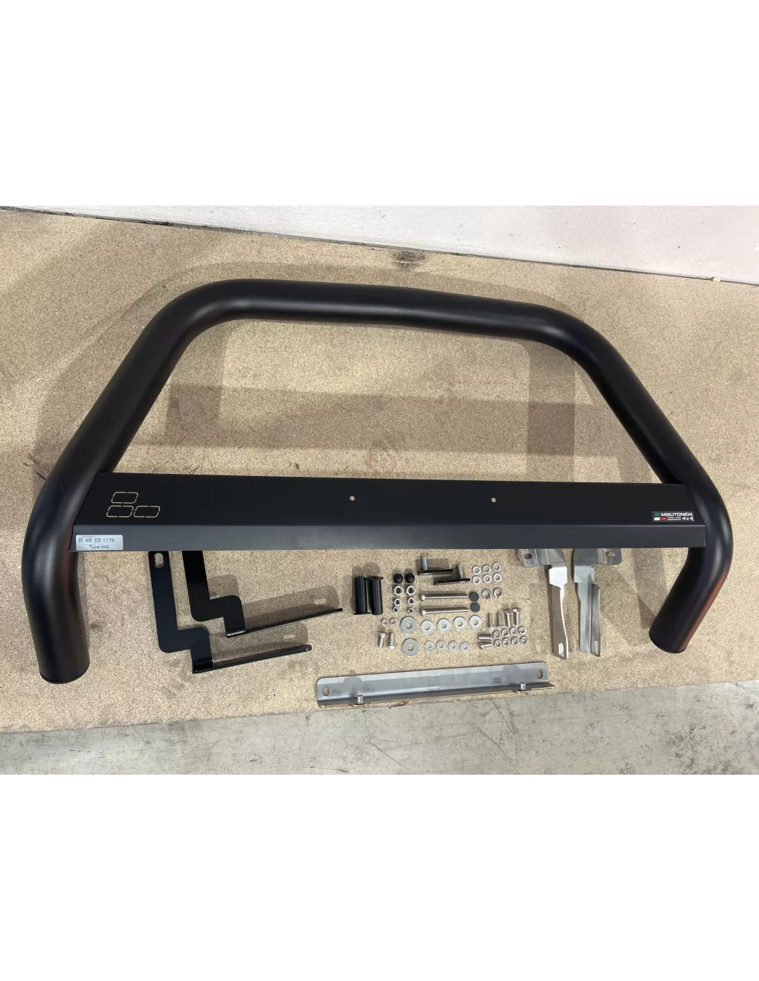 Pare buffle A-Bar Inox peint noir Ø63mm pour Mercedes Sprinter W907 -