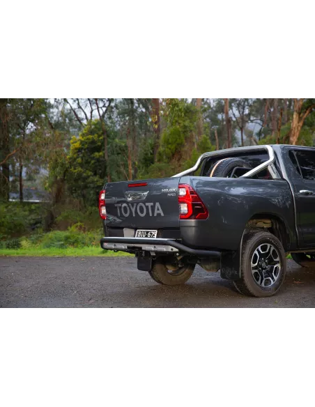 SUMMIT RAW REAR BUMPER 20ON HILUX OE TOWBAR/SENSORS ARB - accessoire