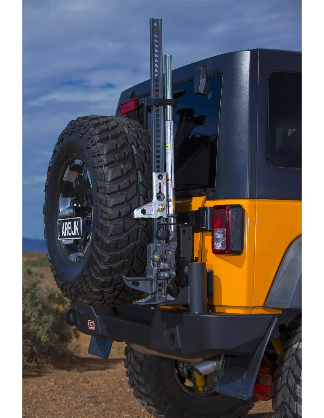 Porte roue ARB Jeep JK noir epoxy ARB - accessoire 4x4