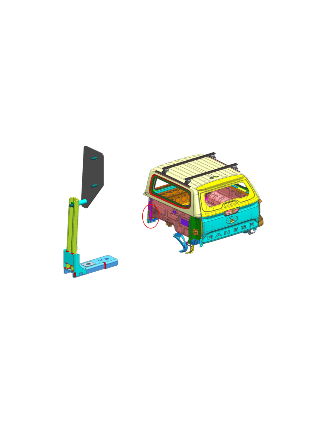 copy of Hard Top Sline GLS pour Ford Ranger