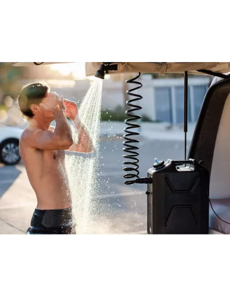 Douche portable Jerry Can 22L 12v Ontap noire ONTAP - accessoire 4x4