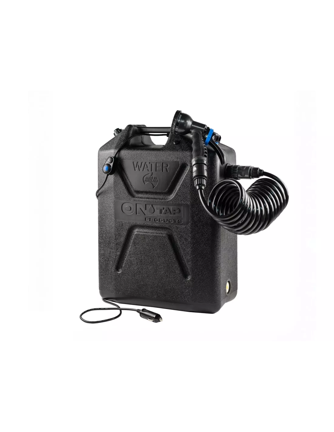 Douche portable Jerry Can 22L 12v Ontap noire ONTAP - accessoire 4x4