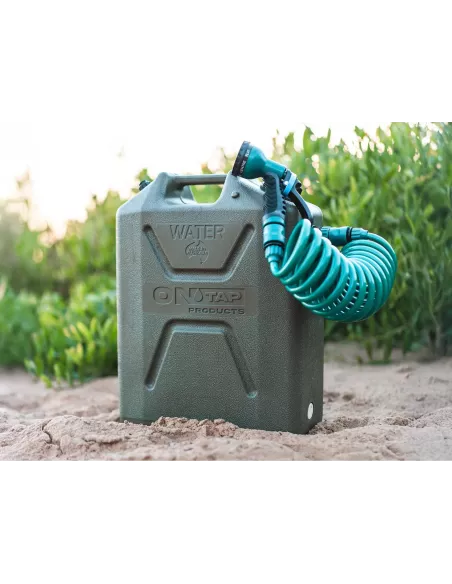 Douche portable Jerry Can 22L 12v Ontap verte ONTAP - accessoire 4x4