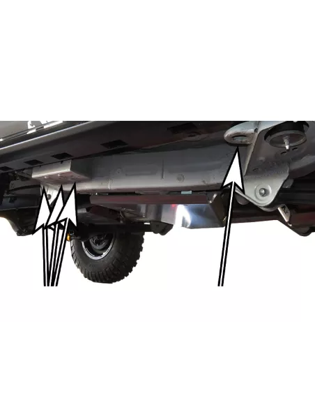 Protections tubulaires de bas de caisse Suzuki Jimny GL N4-Offroad