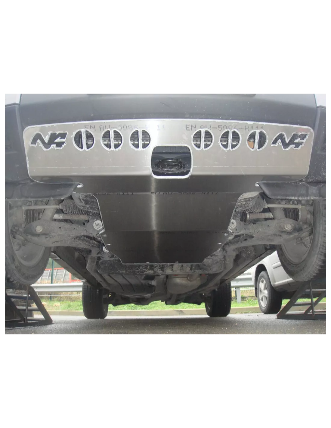 Ski de protection avant en aluminium de 8mm pour Land Rover Discovery