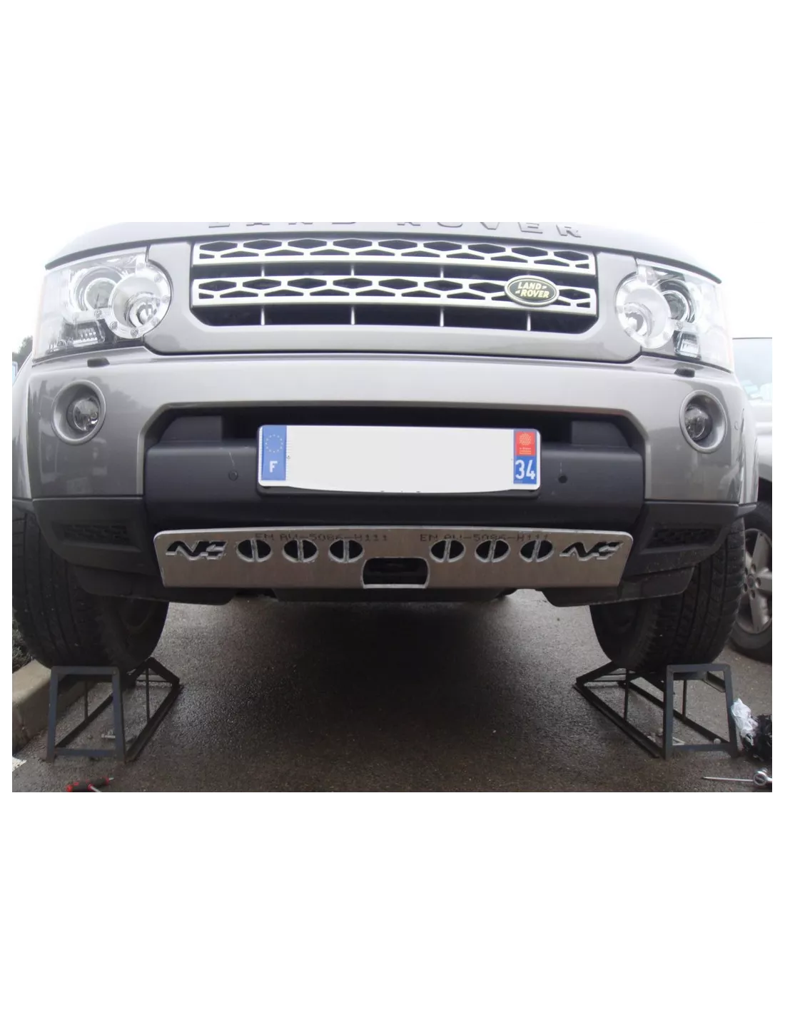 Ski de protection avant en aluminium de 8mm pour Land Rover Discovery