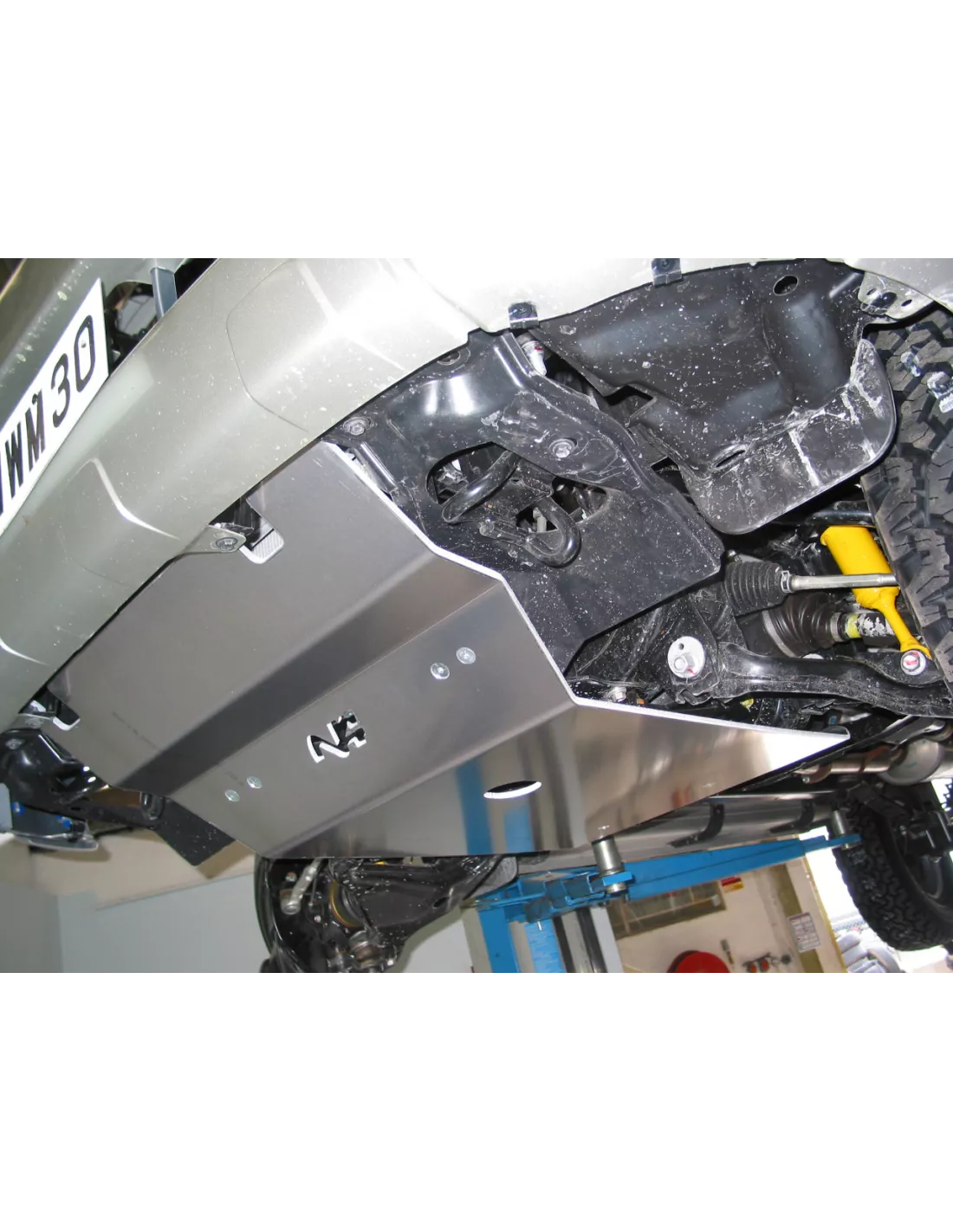 Ski de protection avant en aluminium de 8mm pour Toyota Hilux Vigo