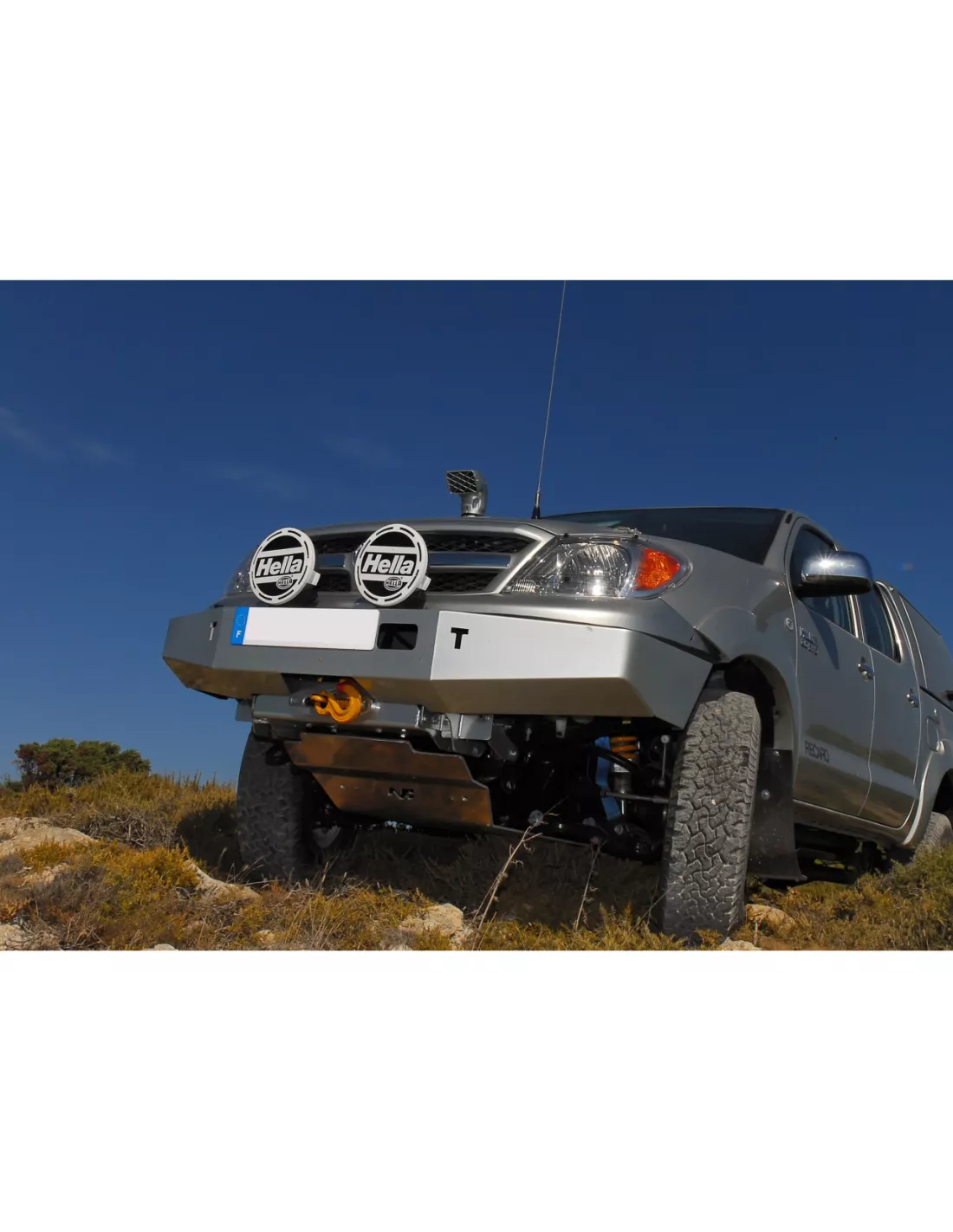 8mm Aluminium Front Skifahren für Toyota Hilux Vigo