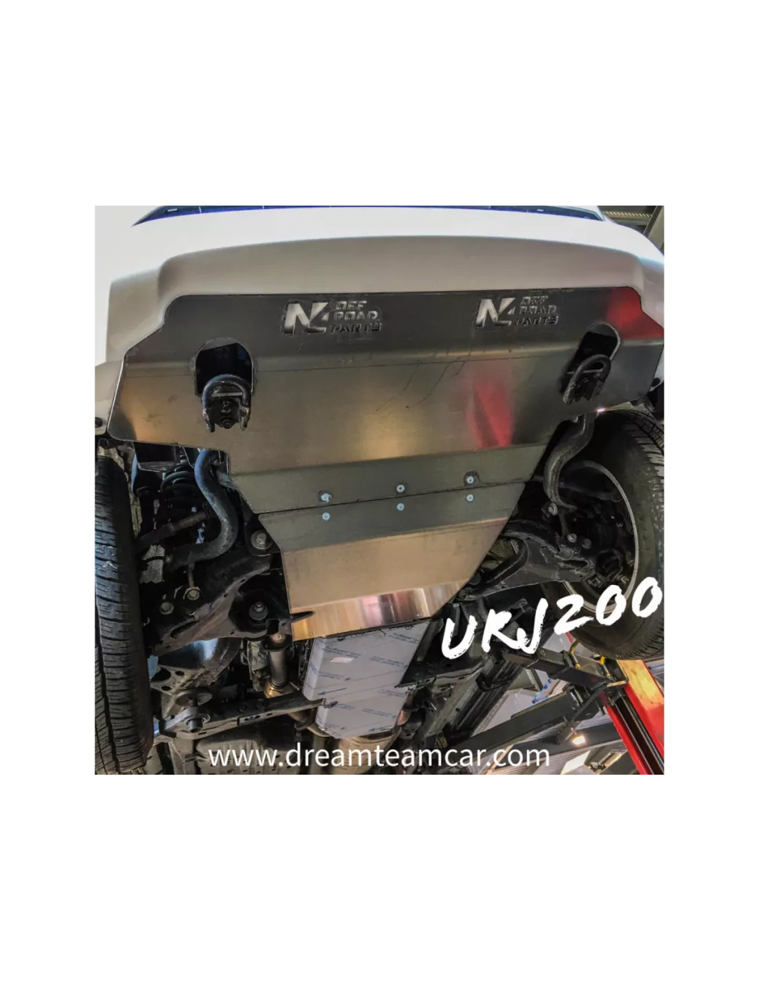Ski de protection avant en aluminium de 8mm pour Toyota VDJ200 avec