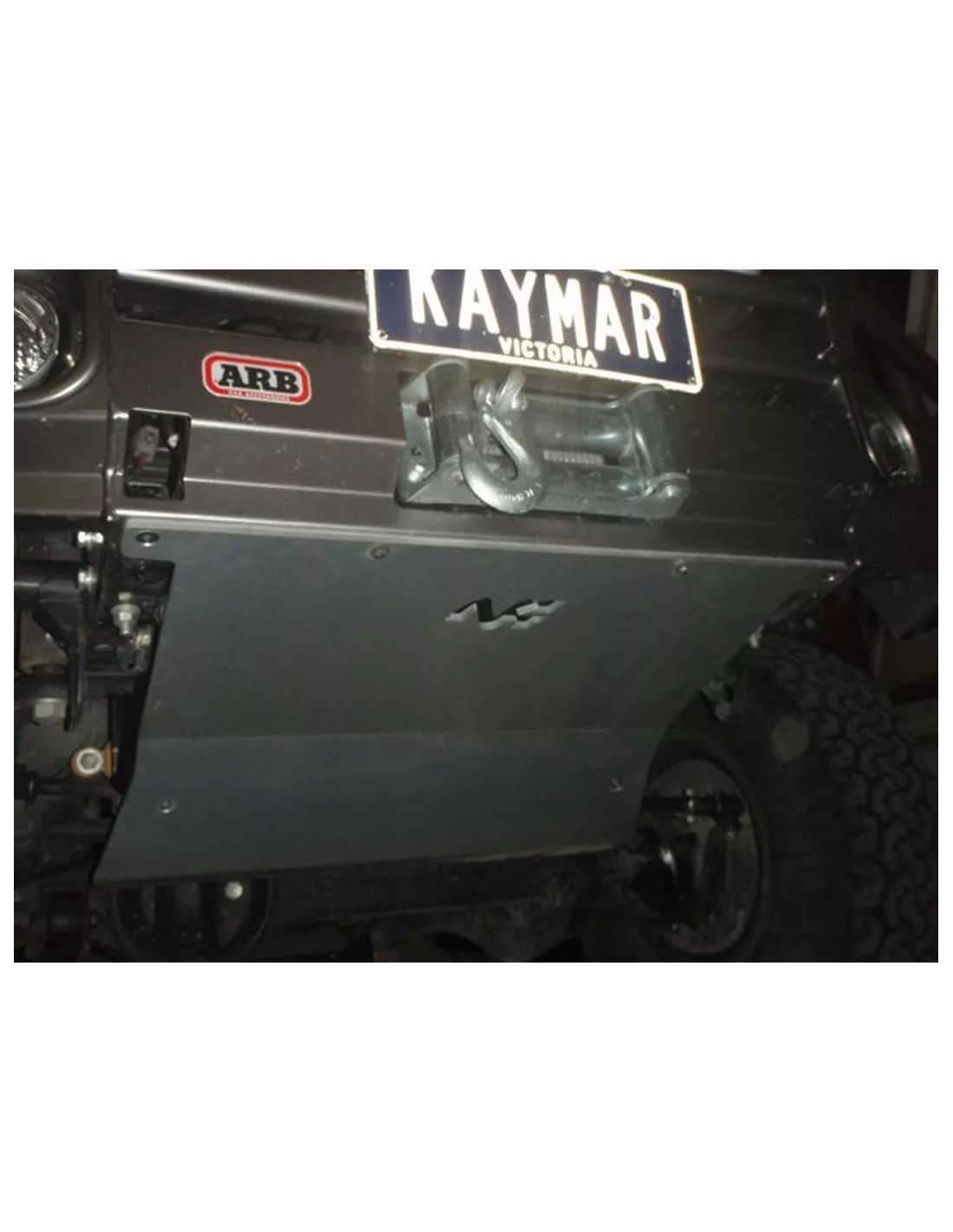 8mm Aluminium-Frontskiladen für Toyota Hzj7 GRJ7
