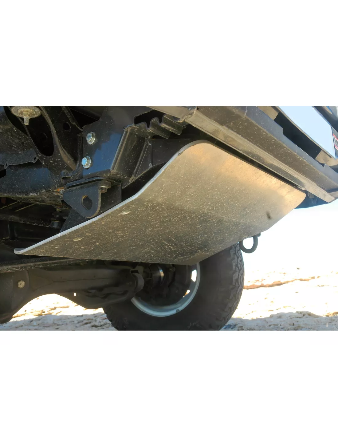 Ski de protection avant en aluminium de 8mm pour Toyota HDJ80 avec